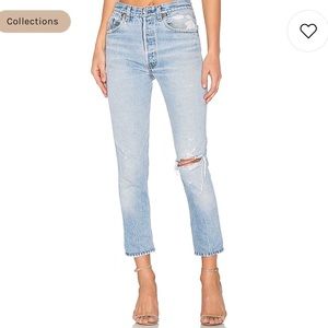 Levi’s Re/Done High Rise Ankle Crop Jeans